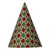 Pine Tree en Harlequin Paper Party Pet Feesthoedjes (Voorkant)