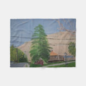 Pine Tree Fleece Blanket, Small Deken (Voorkant (Horizontaal))