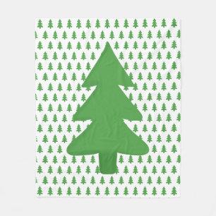 Pine Tree Fleece Deken