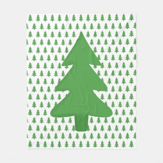 Pine Tree Fleece Deken (Voorkant)