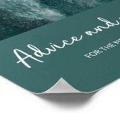 Pine Tree Forest advies en wensen voor Passen getr Poster (Hoek)