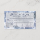 Pine Tree Forest Advies en Wensen Vrijgezellenfees Informatiekaartje (Voorkant)