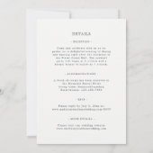 Pine Tree Forest Bergen Alles In Een Bruiloft Kaart (Achterkant)