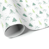 Pine Tree Forest cadeaupapier wikkelpapier (Rol Hoek)
