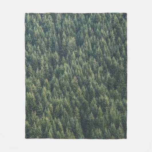 PINE TREE FOREST FLEECE DEKEN (Voorkant)