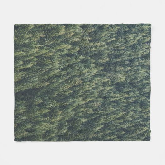 PINE TREE FOREST FLEECE DEKEN (Voorkant (Horizontaal))