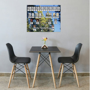 Pine Tree Forest Foto 2 Family Trees Poster