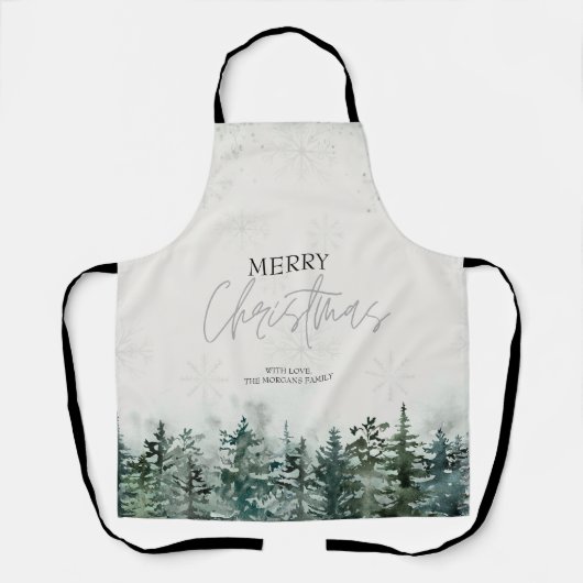 Pine Tree Forest Holiday Schort (Voorkant)