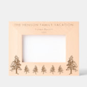 Pine Tree Forest Natuur Foto gegraveerde Lijsten Lijstjes (Voorkant)