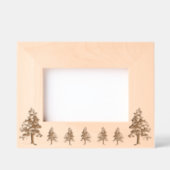 Pine Tree Forest Natuur Foto Gegraveerde Lijstjes (Voorkant)