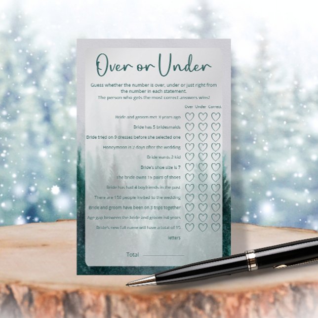 Pine Tree Forest Over Onder Vrijgezellenfeest Game (Creator heeft geüpload)