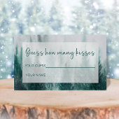 Pine Tree Forest raden hoeveel kussen bruids spel Informatiekaartje