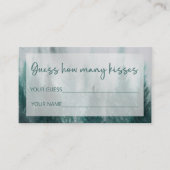 Pine Tree Forest raden hoeveel kussen bruids spel Informatiekaartje (Voorkant)