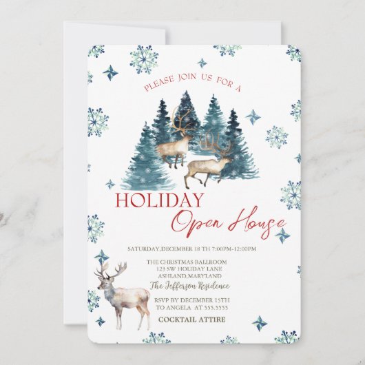 Pine Tree Forest Rendier Holiday Open huis in Pari Kaart (Voorkant)