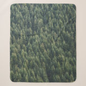 PINE TREE FOREST SHERPA DEKEN (Voorkant)