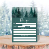 Pine Tree Forest Waterverf Recept voor de bruid