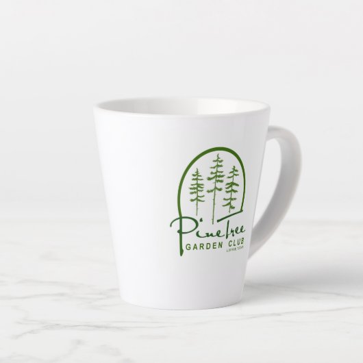 Pine Tree Garden Club Latte Mok (Rechterhoek)