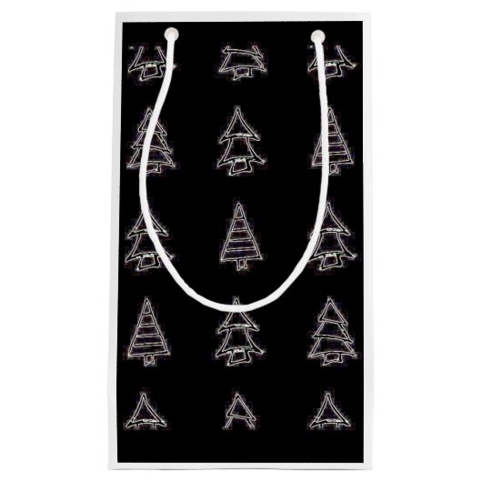 Pine Tree Gift Bag Klein Cadeauzakje (Voorkant)