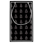 Pine Tree Gift Bag Klein Cadeauzakje (Achterkant)