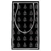 Pine Tree Gift Bag Klein Cadeauzakje (Voorkant)