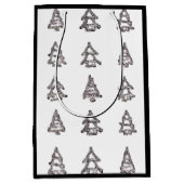 Pine Tree Gift Bag Medium Cadeauzakje (Voorkant)