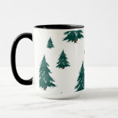 Pine Tree Gift Label Mok (Links)