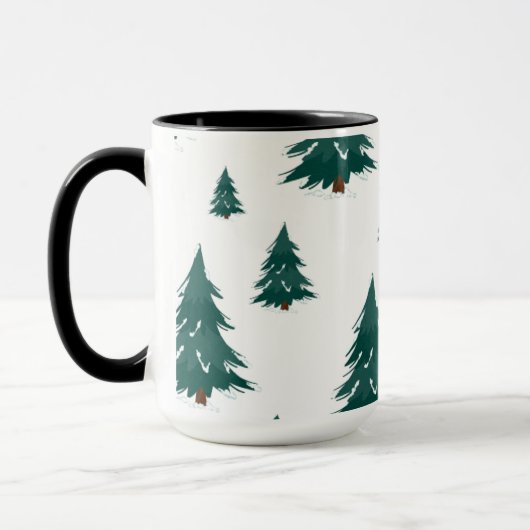 Pine Tree Gift Label Mok (Links)