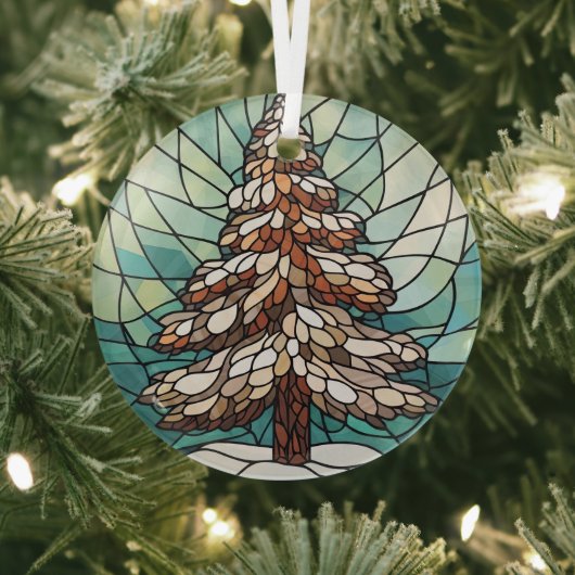 Pine Tree Glas Ornament (Insitu)