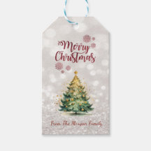 Pine Tree, Glittery Bokeh Vakantie