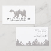 Pine-tree Grizzly Visitekaartje (Voorkant / Achterkant)