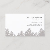 Pine-tree Grizzly Visitekaartje (Achterkant)