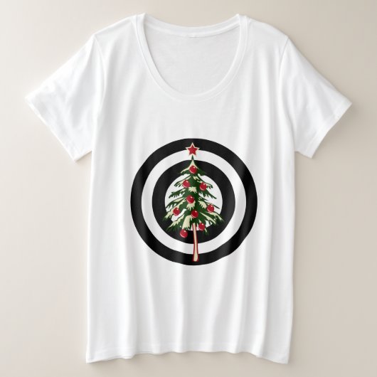 Pine Tree Grote Maat T-shirt (Design voorkant)