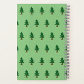 Pine Tree Kerst Sketchbook Notitieboek (Achterkant)