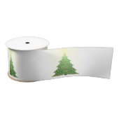 Pine Tree-kerstbalken, Star Satijnen Lint (Spoel)