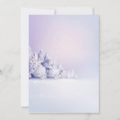 Pine Tree-kerstfeest Kaart (Achterkant)