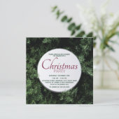 Pine Tree-kerstfeest Kaart (Staand voorkant)