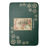 Pine Tree Little Girls Cadeaus Sneeuwvlokken Badmat (Voorkant Verticaal)