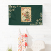 Pine Tree Little Girls Cadeaus Sneeuwvlokken Spandoek (Insitu)