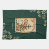  Pine Tree Little Girls Cadeaus Sneeuwvlokken Theedoek (Horizontaal)