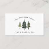 Pine Tree Logo Visitekaartje (Voorkant)