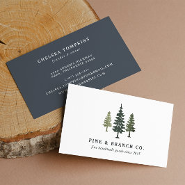 Pine Tree Logo Visitekaartje