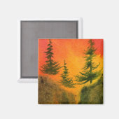 Pine Tree Magnet (Voorkant / Achterkant)