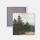 Pine Tree Magnet (Voorkant / Achterkant)