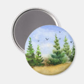 Pine Tree Magnet (Voorkant / Achterkant)