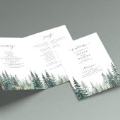 Pine Tree Mountain Forest huwelijksceremonie progr Programma