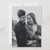 Pine Tree Mountain Weddenfoto Save the Dates Date (Achterkant)