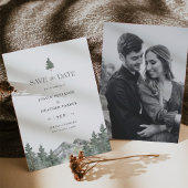 Pine Tree Mountain Weddenfoto Save the Dates Save The Date