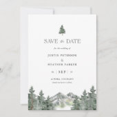 Pine Tree Mountain Weddenfoto Save the Dates Save The Date (Voorkant)
