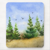 Pine Tree Mousepad Muismat (Voorkant)