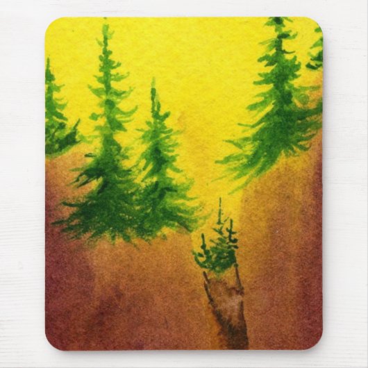Pine Tree Mousepad Muismat (Voorkant)